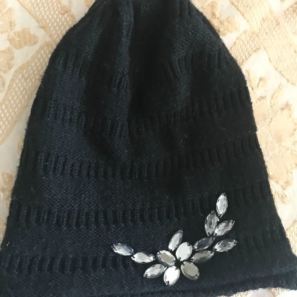 Winter black hat